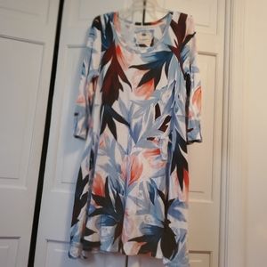 Multi color swing dress